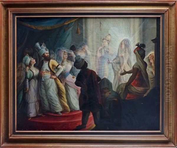 Sultan Au Harem Oil Painting by Sauveur Legros