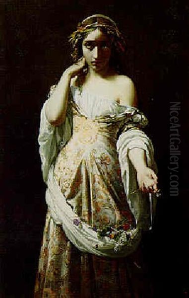 Ophelia Oil Painting by Henri Lehmann