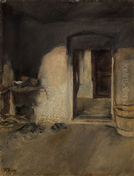 Kucheninterieur by Wilhelm Maria Hubertus Leibl