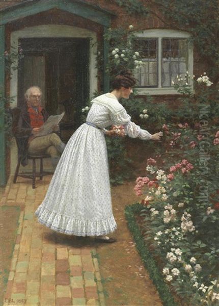 The Pick Of The Posy Oil Painting by Edmund Blair Leighton