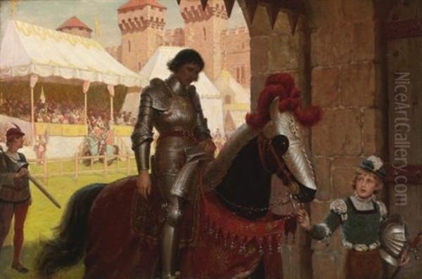 Vanquished Oil Painting by Edmund Blair Leighton