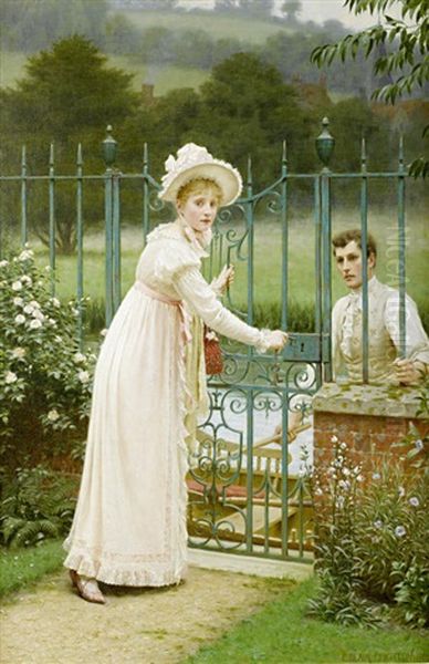 Where There's A Will Oil Painting by Edmund Blair Leighton