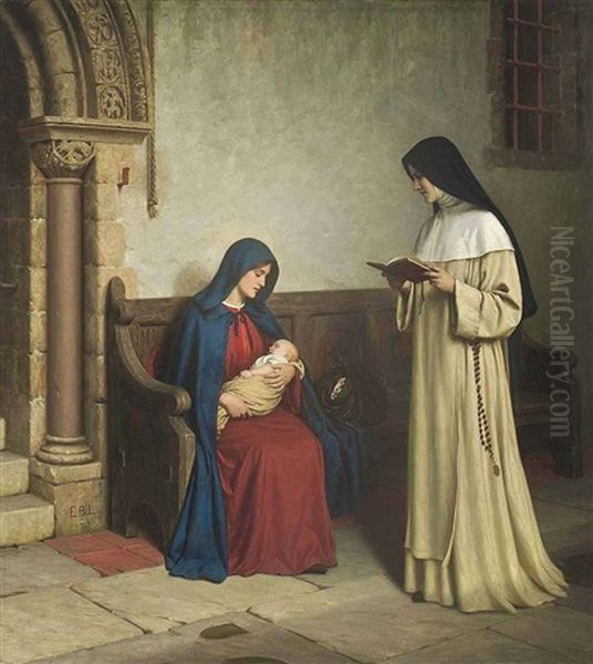 The Blessing Oil Painting by Edmund Blair Leighton