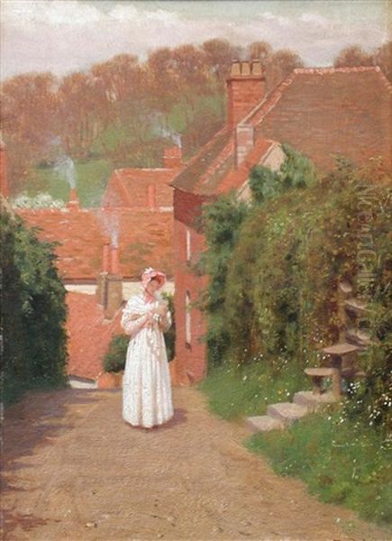 The Love Letter Oil Painting by Edmund Blair Leighton