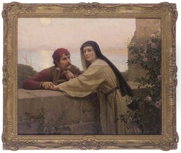 The Secret Tryst Oil Painting by Edmund Blair Leighton