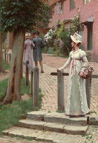 Sally Oil Painting by Edmund Blair Leighton