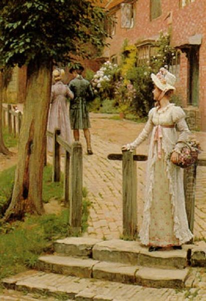 Sally Oil Painting by Edmund Blair Leighton