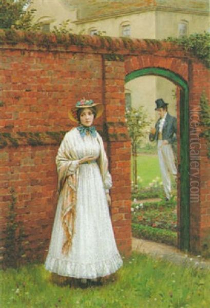 The Time And The Place Oil Painting by Edmund Blair Leighton