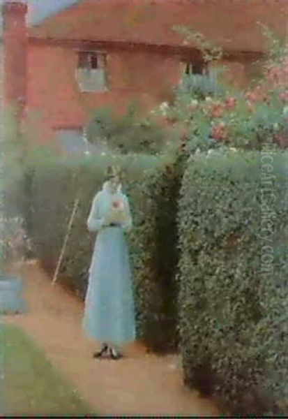 Le Billet Doux Oil Painting by Edmund Blair Leighton