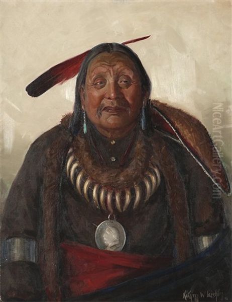 Buffalo Robe by Kathryn Woodman Leighton