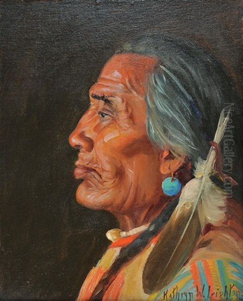 Plains Indian by Kathryn Woodman Leighton