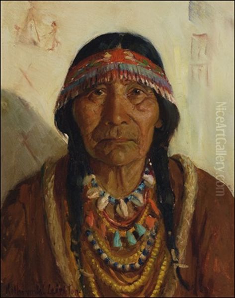 The Mother Of A Chief Oil Painting by Kathryn Woodman Leighton