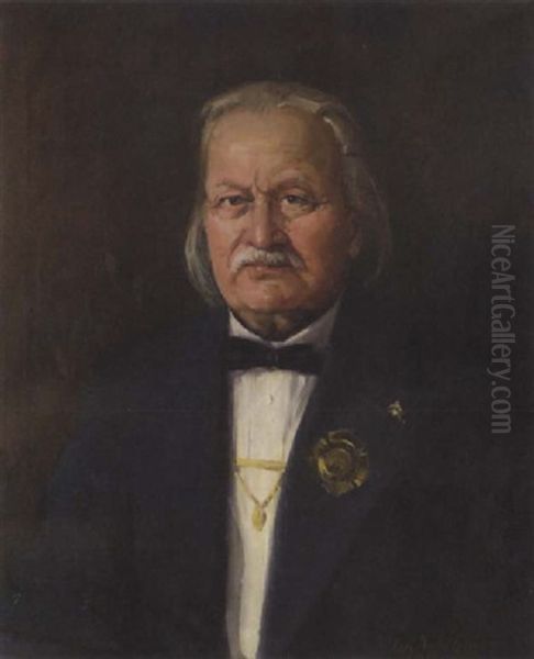 A Portrait Of Pawnee Bill by Kathryn Woodman Leighton