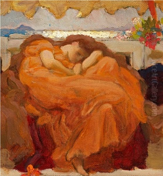 Laguna Oil Painting by Lord Frederic Leighton