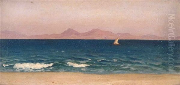 Coast Of Asia Minor Oil Painting by Lord Frederic Leighton