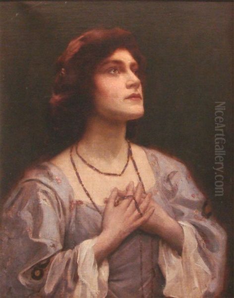 Thespian Oil Painting by Lord Frederic Leighton