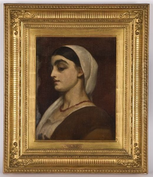 Portrait Of Stella Oil Painting by Lord Frederic Leighton