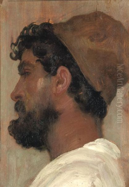 Study Of A Head For Captive Andromache by Lord Frederic Leighton