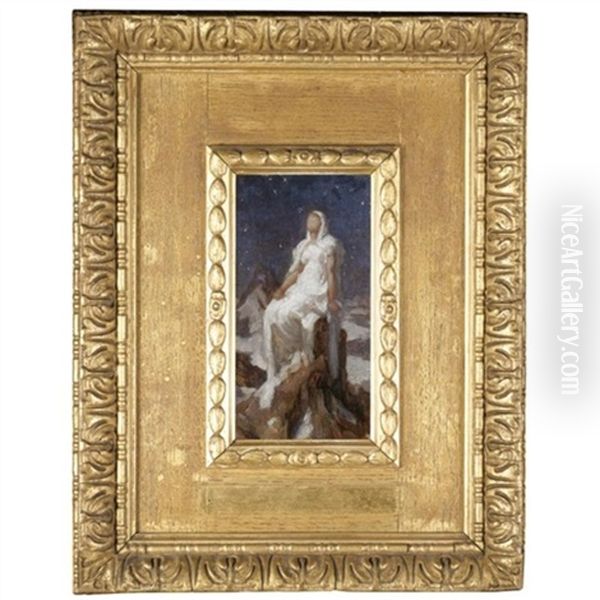 Sketch For The Spirit Of The Summit Oil Painting by Lord Frederic Leighton