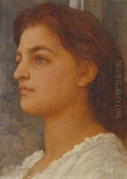 Vittoria Oil Painting by Lord Frederic Leighton