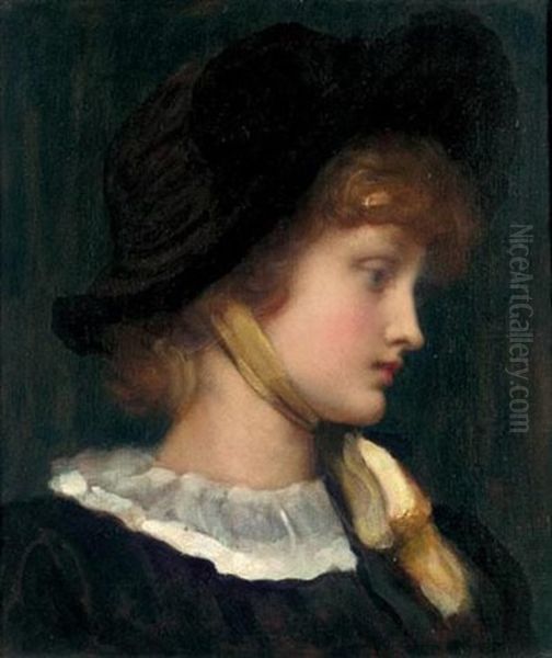 Letty Oil Painting by Lord Frederic Leighton