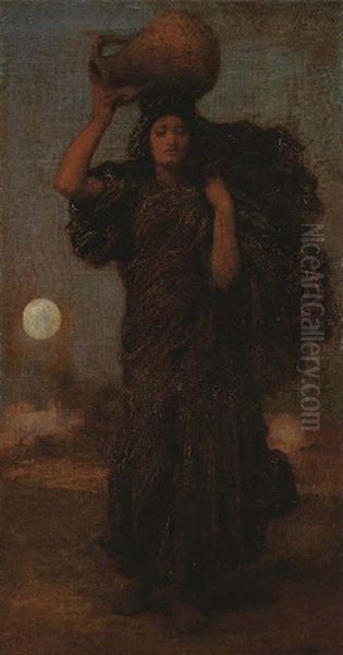 A Nile Woman Oil Painting by Lord Frederic Leighton