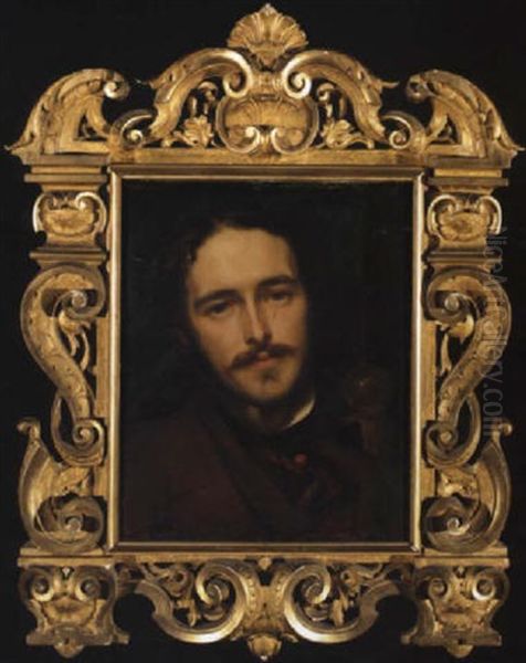 Portrait Of Francis Thomas De Grey Cowper, 7th Earl Cowper Oil Painting by Lord Frederic Leighton