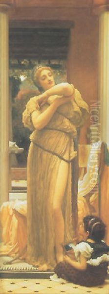 The Bracelet Oil Painting by Lord Frederic Leighton