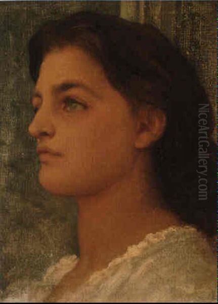 Vittoria Oil Painting by Lord Frederic Leighton