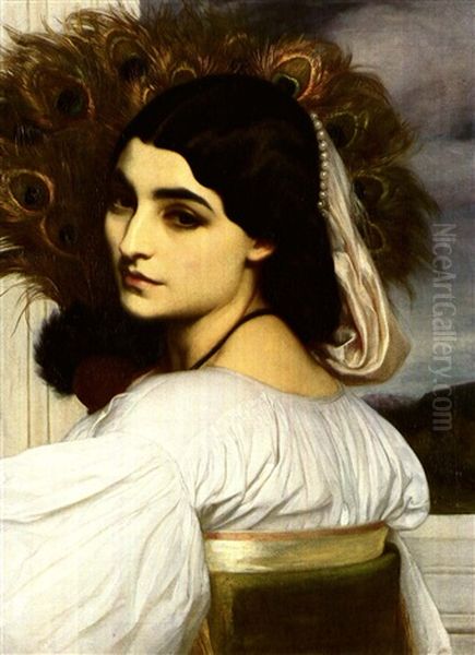 Pavonia Oil Painting by Lord Frederic Leighton