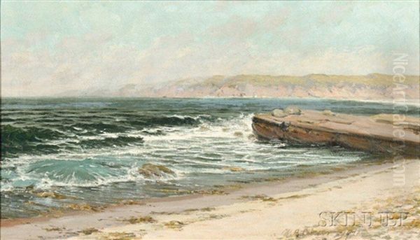 Seashore View, La Jolla Oil Painting by Martin B. Leisser