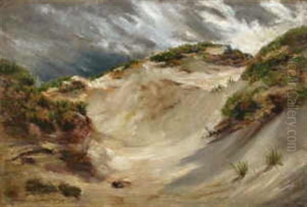 Dunenlandschaft (dune Auf Rugen) Oil Painting by Walter Leistikow