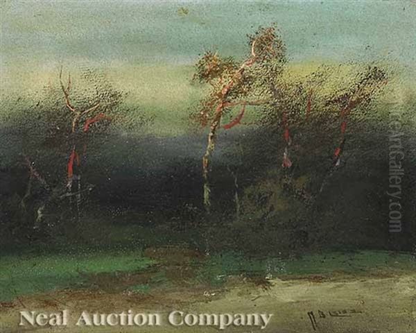 Autumn Landscape Oil Painting by Mary B. Leisz