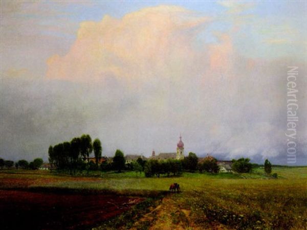 Landschaft Oil Painting by Thomas Leitner