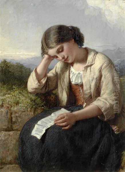 The Ballad Oil Painting by Henry Lejeune