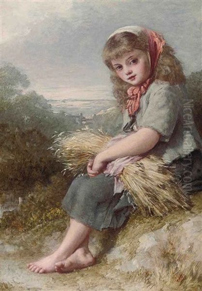 The Young Harvester Oil Painting by Henry Lejeune