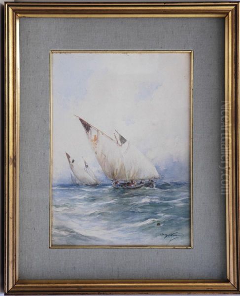 Vele Oil Painting by Achille Beltrame