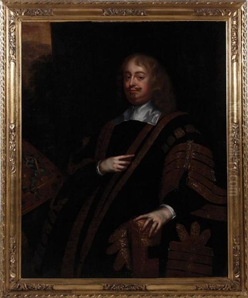 Edward Hyde, Lord Clarendon (first Chancelllor Of England, 1703) Oil Painting by Sir Peter Lely