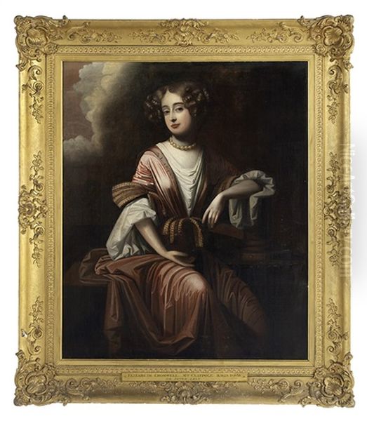 Portrait Of A Lady, Possibly Elizabeth Cromwell Southwell Oil Painting by Sir Peter Lely