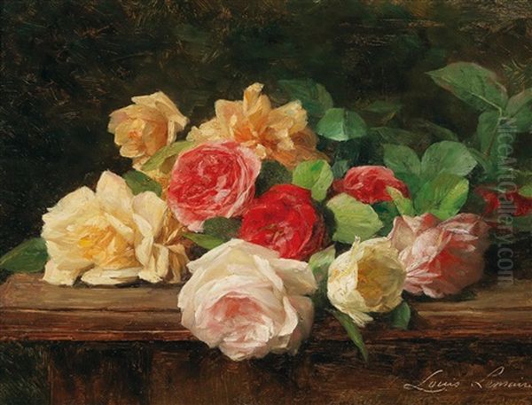 Roses Oil Painting by Louis Marie Lemaire