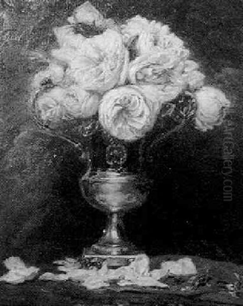 Bouquet De Fleurs Oil Painting by Madeleine Jeanne Lemaire