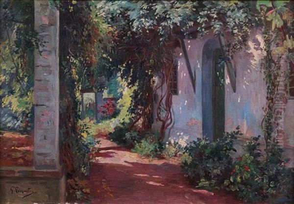 Jardin D'alger Oil Painting by Gustave Lemaitre