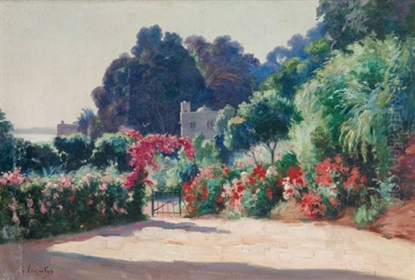 Villa Algeroise Oil Painting by Gustave Lemaitre