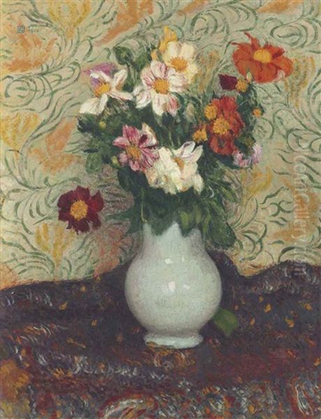 Vase De Fleurs by Georges Lemmen