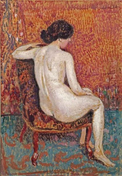 Nude Oil Painting by Georges Lemmen