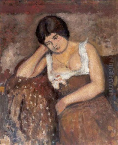 Le Repos Oil Painting by Georges Lemmen