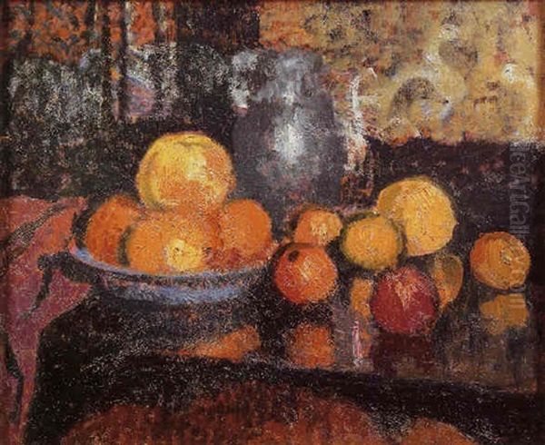 Nature Morte Aux Fruits Oil Painting by Georges Lemmen