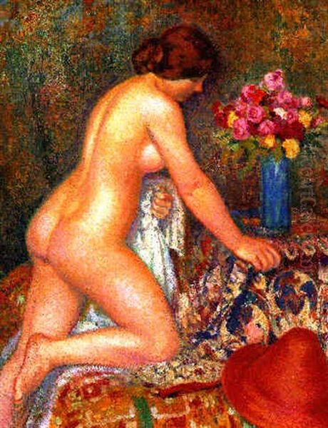 Le Parfum Oil Painting by Georges Lemmen