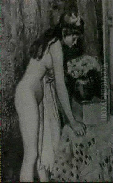 Le Parfum Oil Painting by Georges Lemmen