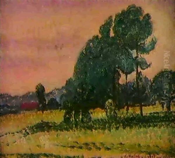 La Hulpe Oil Painting by Georges Lemmen